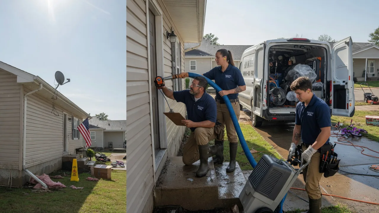 Ceiling Water Damage Restoration in Plainview, TX near me